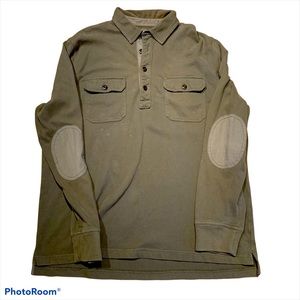 J CREW Long Sleeve Pullover Shirt men’s sz XL